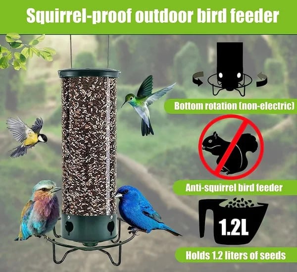 Squirrel-Proof Wild Bird Feeder